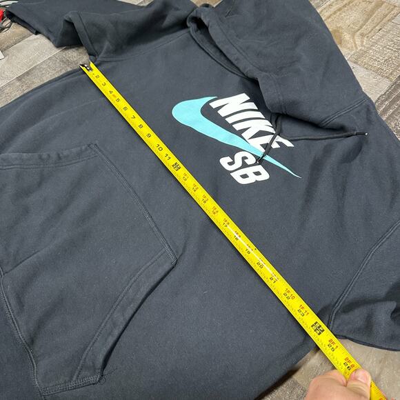 Nike SB Men's Black Skateboarding Skater Sweater Pullover Hoodie Size XXL 2XL - Picture 4 of 11